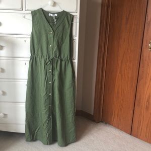 Green Linen dress